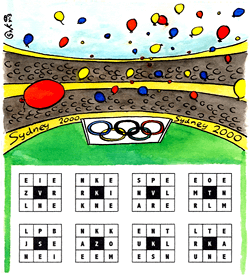 Olympische spelen puzzel