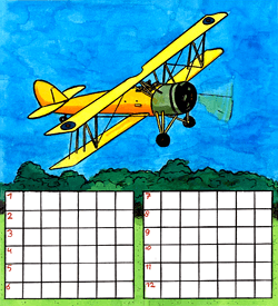 Vliegtuig puzzel