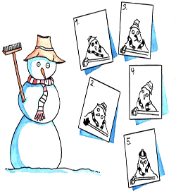 Sneeuwpop puzzel