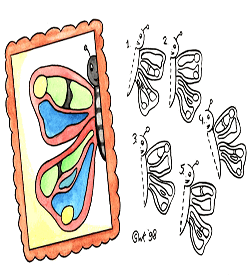 Vlinder puzzel