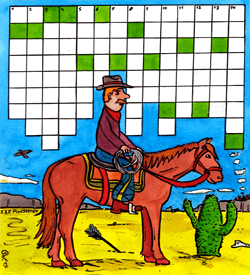Cowboy Billy Boem puzzel
