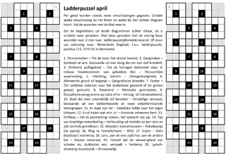 Ladder april blok puzzel